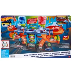 Hot Wheels City Set y Pista Mega Torre de Autolavado<Mattel Best