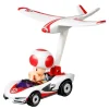 Hot Wheels Mario Kart Vehículo Toad con Glider<Mattel Best