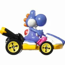 Hot Wheels Mario Kart Yoshi Kart Azul obscuro<Mattel Online