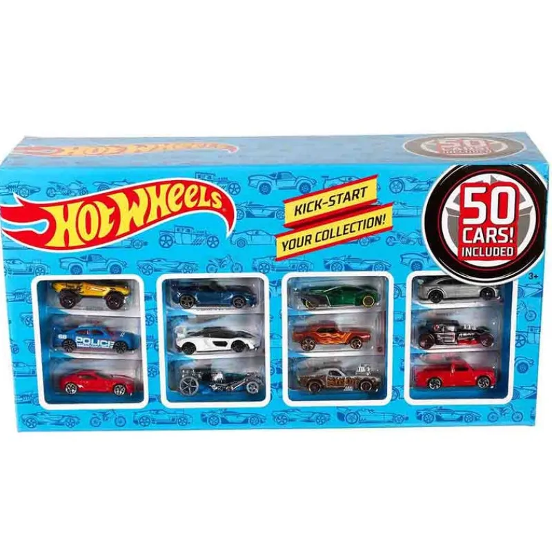 Hot Wheels Mistery Box Basics Paquete de 50 Autos<Mattel Fashion