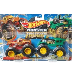Hot Wheels Monster Trucks Escala 1:64 2 Pack-9<Mattel New