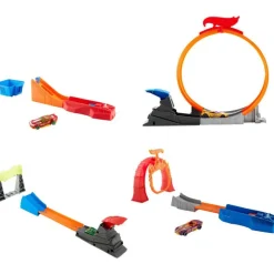 Hot Wheels Pista de Acrobacias con Lanzador y Auto de Carreras<Mattel New