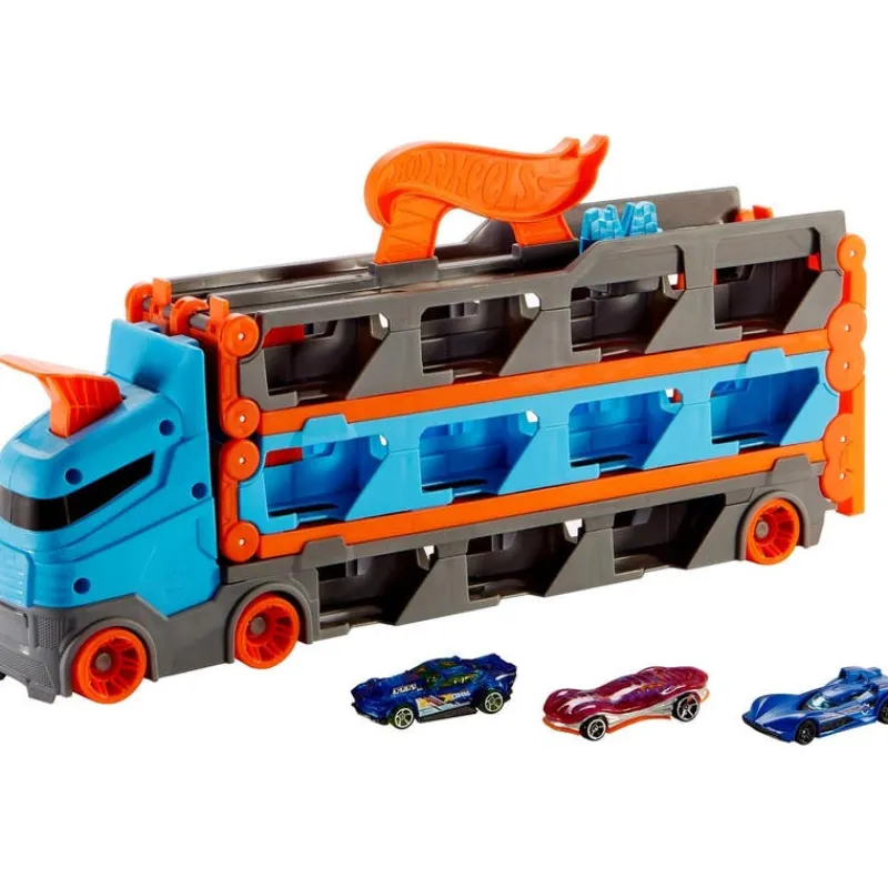 Hot Wheels Remolque Pista de Carreras para 30 Autos<Mattel Sale