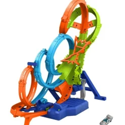 Hot Wheels Set de Pista Vueltas y Choques Desafiantes<Mattel Fashion