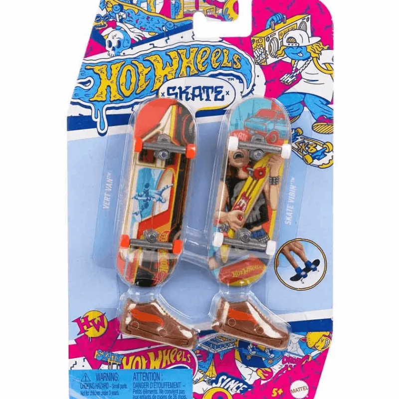 Hot Wheels Skate Patineta Sneakers Vert Van 2 Pack<Mattel Best