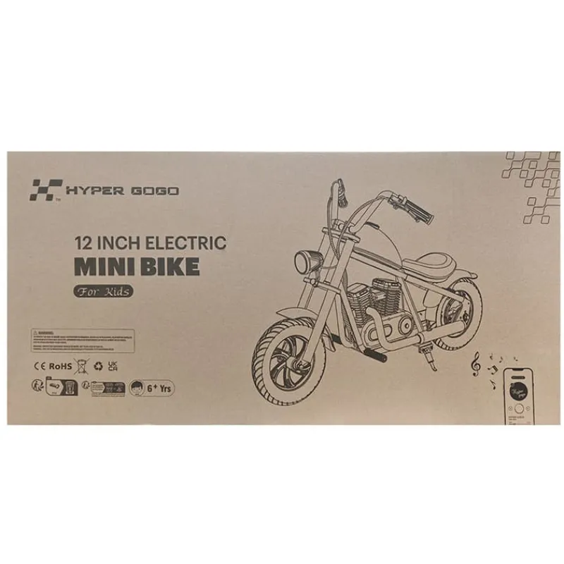 Moto Eléctrica Infantil Challenger 12 Plus Negro MB07PBLK<Hyper Gogo Discount