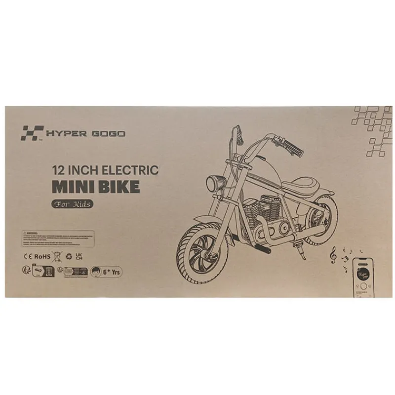 Moto Eléctrica Infantil Cruiser 12 Pro Negra MB03CBLK<Hyper Gogo Online