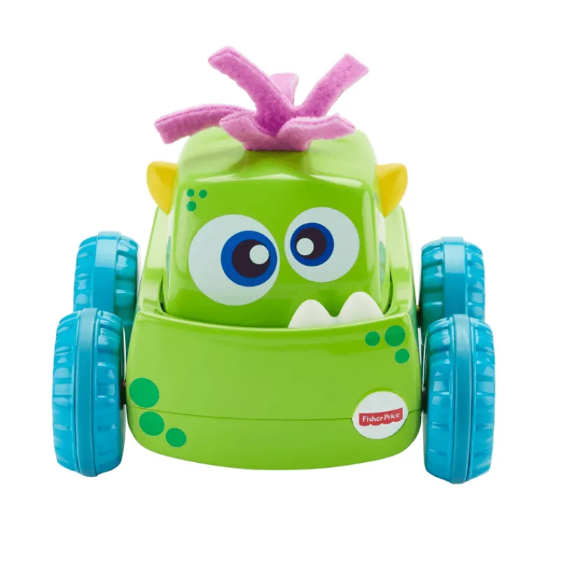 Juguete para Bebés Fisher-Price Cochesito Monstruo Verde Presiona y Persigue<Mattel Clearance