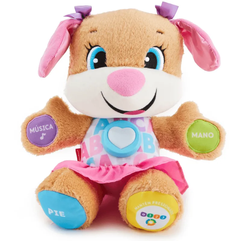 Juguete para Bebés Fisher-Price Hermanita Abrazable con Sonidos y Canciones con Etapas de Aprendizaje<Mattel Clearance