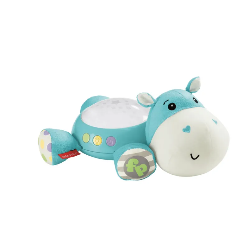 Juguete para Bebés Fisher-Price Hipopótamo Proyector de Luz y Sonidos Relajantes para el Bebé<Mattel New