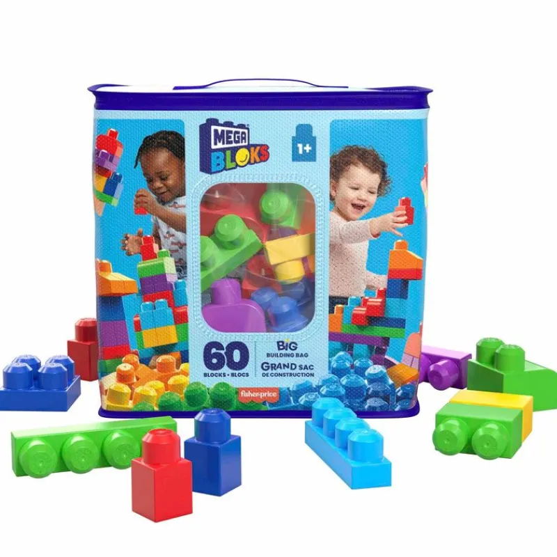 Juguete para Bebés Mega Bloks Bolsa de 60 Piezas<Mattel Discount
