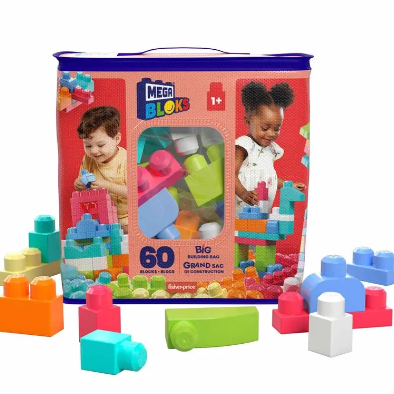 Juguete para Bebés Mega Bloks Bolsa de 60 Piezas-1<Mattel Clearance