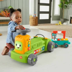 Juguetes para Bebés Fisher-Price Tractor de Aprendizaje 4-1<Mattel Best