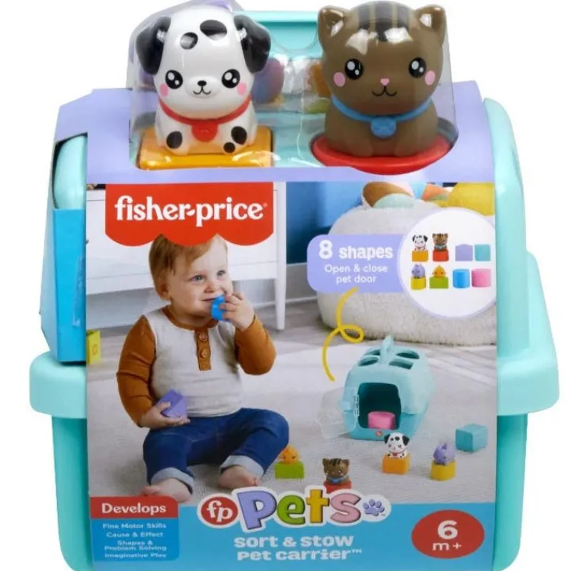 Juguetes para Bebés Fisher-Price Mis Bloques de Mascotas<Mattel New