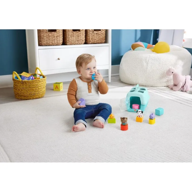 Juguetes para Bebés Fisher-Price Mis Bloques de Mascotas<Mattel New