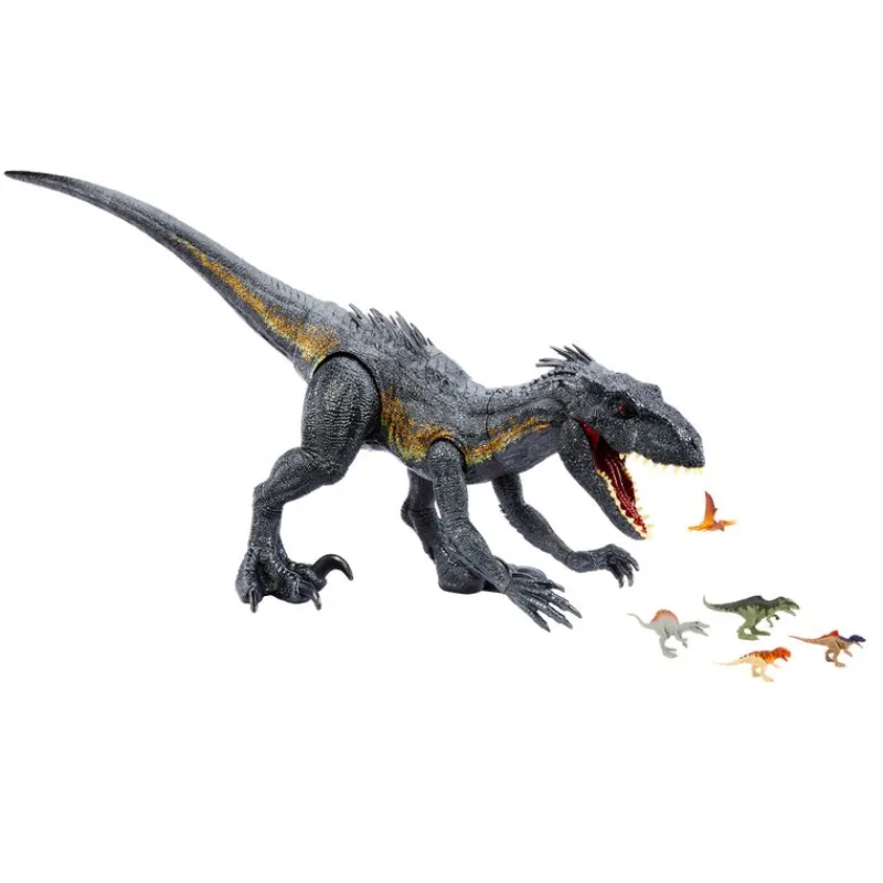 Jurassic World Dinosaurio Indo Raptor Súper Colosal Se puede Tragar hasta 20 Minifiguras *No Incluidas<Mattel Best
