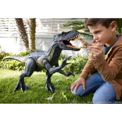 Jurassic World Dinosaurio Indo Raptor Súper Colosal Se puede Tragar hasta 20 Minifiguras *No Incluidas<Mattel Best
