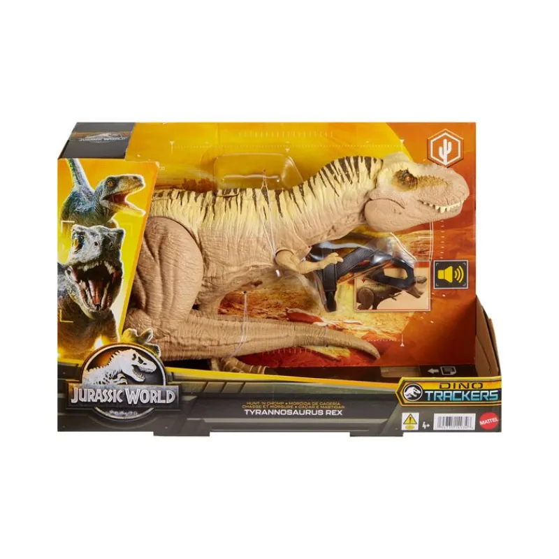 Jurassic World Dinosaurio de Colección T-Rex Mordida Mortal Con Código de Realidad Aumentada HTN62<Mattel Fashion