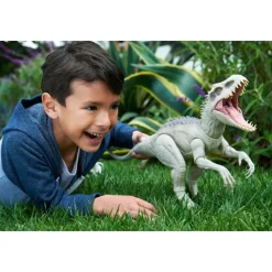 Jurassic World Dinosaurio de Colección Indominus Rex Mordida Mortal Con Código de Realidad Aumentada HNT63<Mattel New