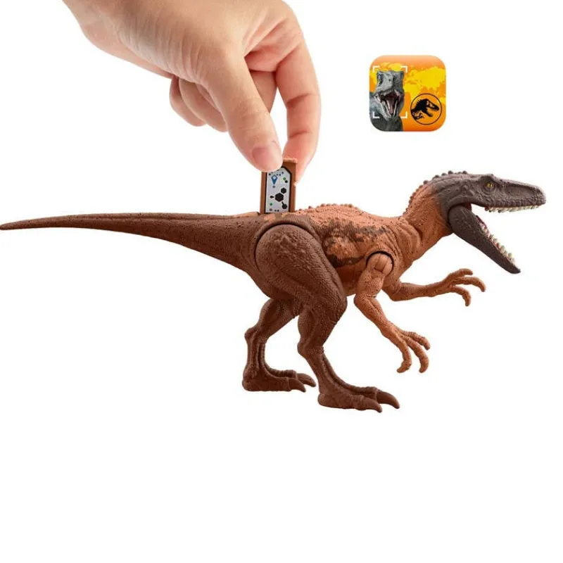 Jurassic World Dinosaurio de Colección Herrerasaurus Mordida Mortal Con Código de Realidad Aumentada<Mattel Hot