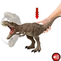 Jurassic World Ataque Total T-Rex con Sonido de Rugido y Feroz Mordida HXF53<Mattel New