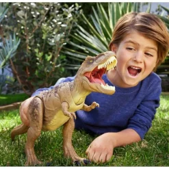 Jurassic World Ataque Total T-Rex con Sonido de Rugido y Feroz Mordida HXF53<Mattel New