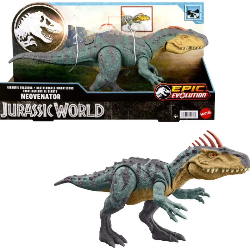 Jurassic World Dinosaurio Rastreadores Neovenator HTK78<Mattel Hot