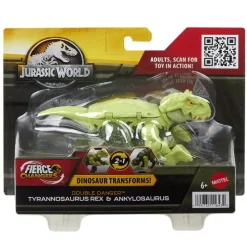 Dinosaurio Transformer T Rex y Ankylosaurus 2<Jurassic World Outlet