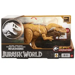 Jurassic World Dinosaurio Colección Megalosaurus Rugido Feroz HTK73<Mattel Fashion