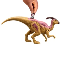 Jurassic World Dinosaurio Colección Parasaurolophus Rugido Feroz HTK75<Mattel New