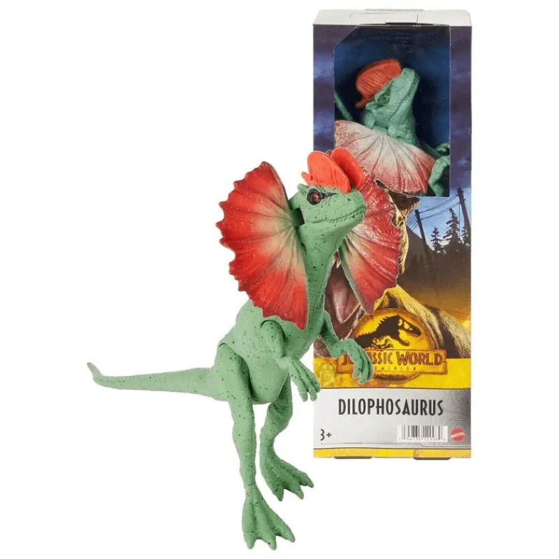 Jurassic World Dinosaurio Dilophosaurus<Mattel New