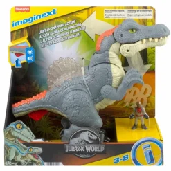 Jurassic World Imaginext Dinosaurio Spinosaurus con Luces modo Ataque<Mattel Best