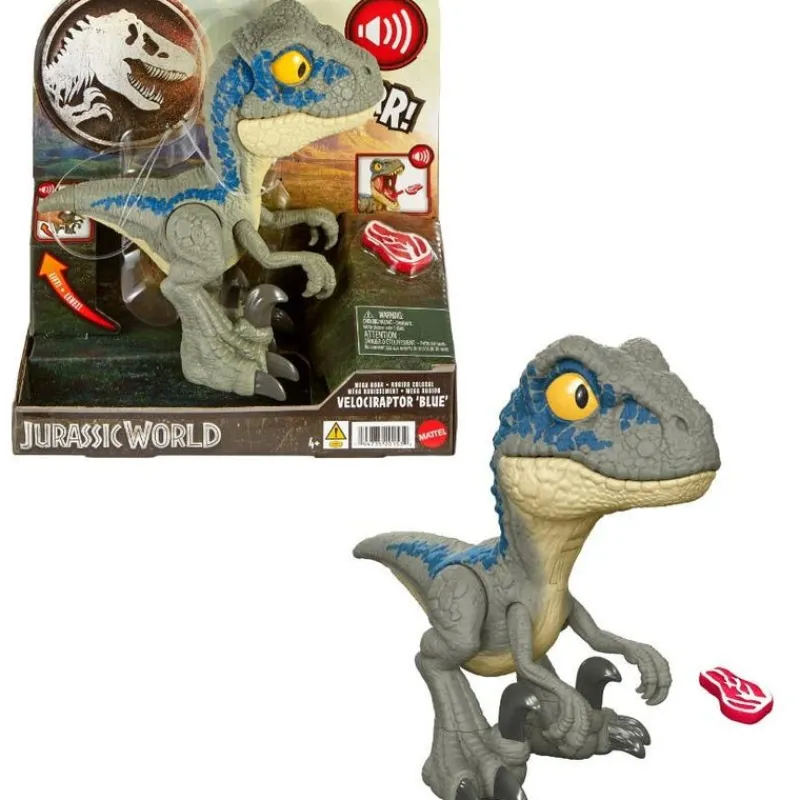 Jurassic World Mega Roar con Sonido de Rugido y Eructos y una Mordida Feroz<Mattel Fashion