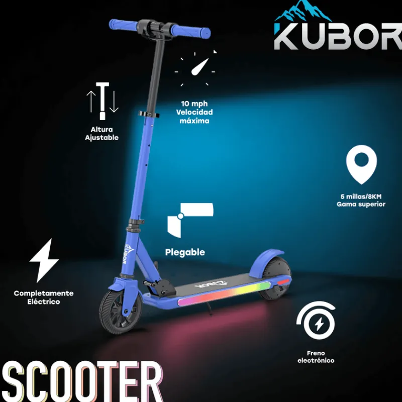 Scooter Electrico Infantil FS08 Azul<Kubor Outlet