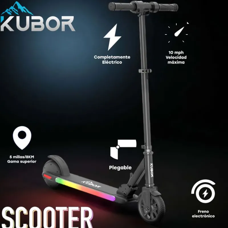 Scooter Electrico Infantil FS08 Negro<Kubor Hot