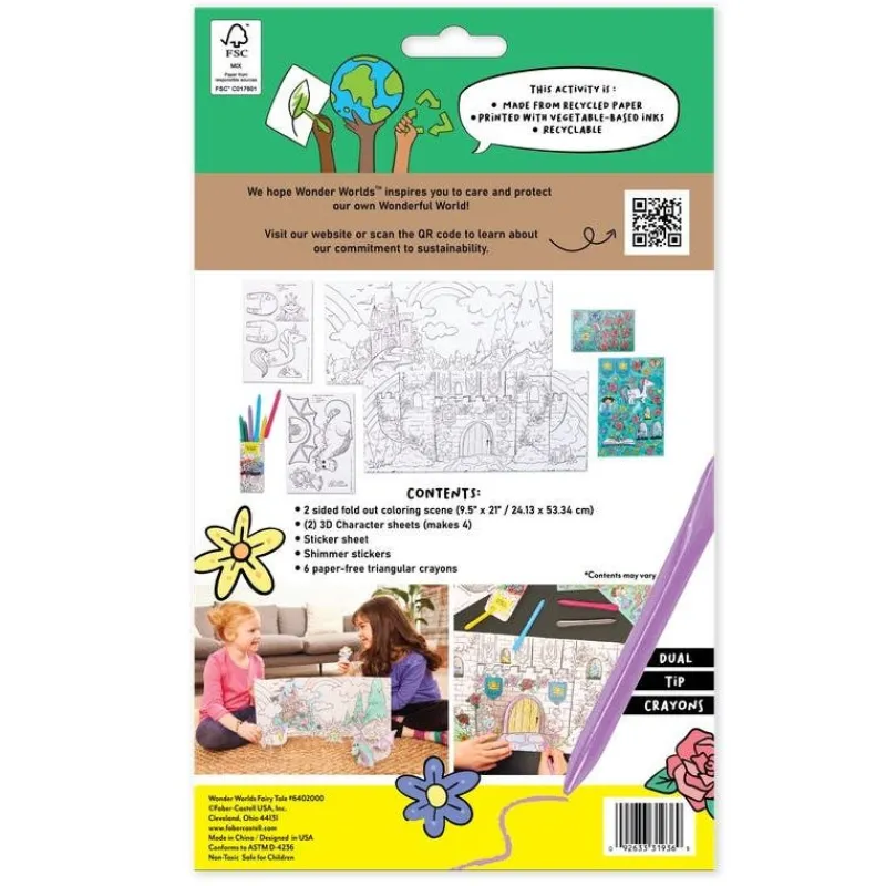 Libro para Colorear Mundo Maravillos Cuento de Hadas<Timeout Hot