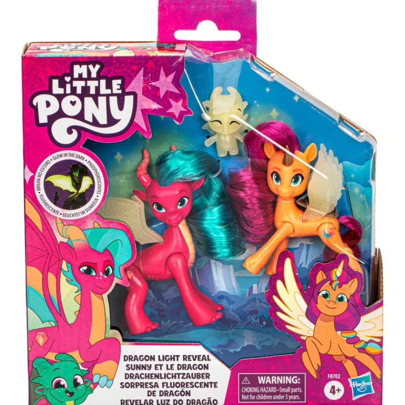 Mi Pequeño Pony Set de 3 Figuras de Dragon Light Reveal<Hasbro Clearance