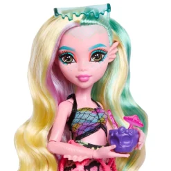 Monster High Fashion Doll Lagoona Blue con Set de Bocadillos Isla del Terror<Mattel Clearance