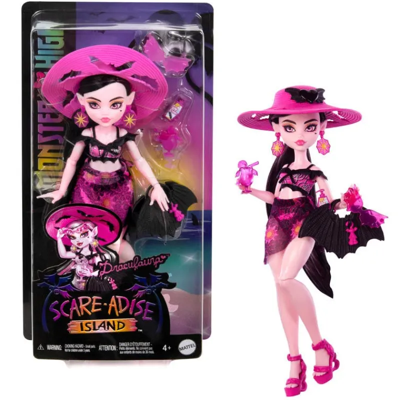 Monster High Fashion Doll Draculaura Outfit Isla del Terror<Mattel Online