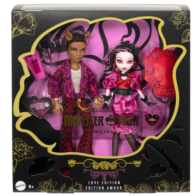 Monster High Fashion Doll 2 Pack Draculaura y Clawd Howliday<Mattel Discount