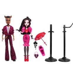 Monster High Fashion Doll 2 Pack Draculaura y Clawd Howliday<Mattel Discount