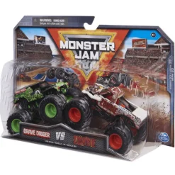 Monster Jam 2 Pack Grave Digger vs Zombie<Spin Master Online