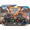 Monster Jam 2 Pack Salvager vs Double Decker<Spin Master Sale