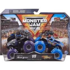 Monster Jam 2 Pack Stone Crusher vs Mohawk Warrior<Spin Master Hot