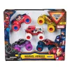 Monster Jam Avengers Marvel Set de 5 Vehículos: Capitán América, Spiderman, Iron Man y Black Panther<Spin Master Clearance