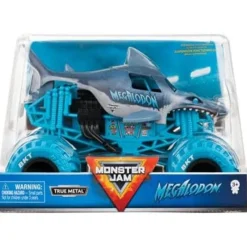 Monster Jam Sparkle Smash Vehículos Megalodon 1:24<Spin Master New