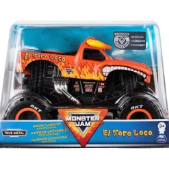 Monster Jam Sparkle Smash Vehículos El Toro Loco 1:24<Spin Master Best