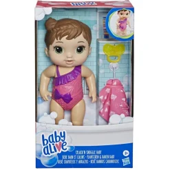 Muñeca Baby Alive Castaña Chapoteo y Abrazos<Hasbro Best