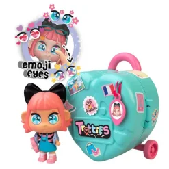 Muñeca Mini Trotties Ojos Emoji Maleta de Viaje Sophie<Famosa Fashion