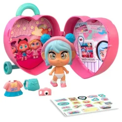 Muñeca Mini Trotties Ojos Emoji Maleta de Viaje Mia<Famosa Hot